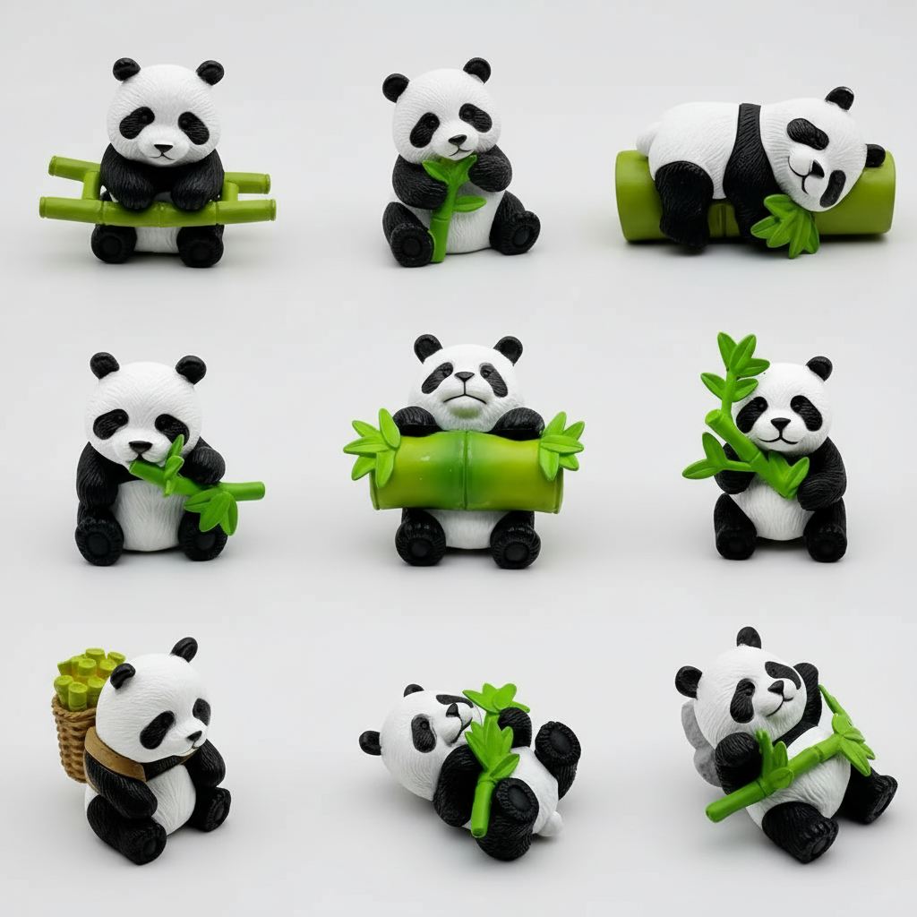 Panda Toy set(8PCS)