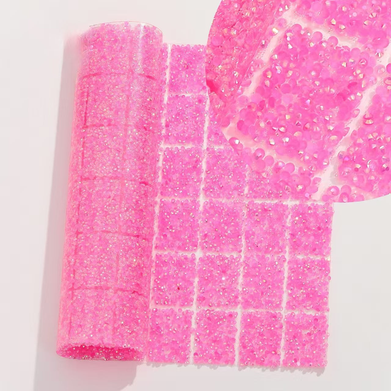 14-Color Flat Bottom Round Diamond Square Diamond, [Whole sheet 24*40cm, small squares 3*4cm]